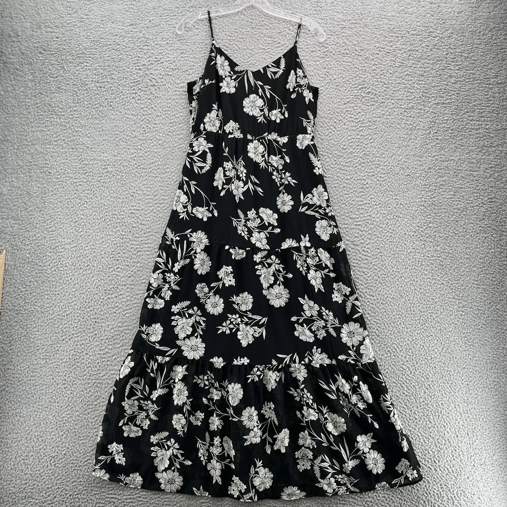 J.Crew Mercantile Maxi Dress Women 4 Layered Floral Fairy Y2k Boho Garden Summer